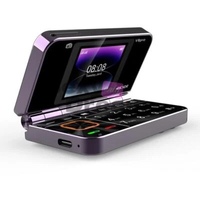 Unlocked 2G Foldable Cell Phone Dual SIM Flip Portable Smartphone Birthday Gifts - Image 1 of 4