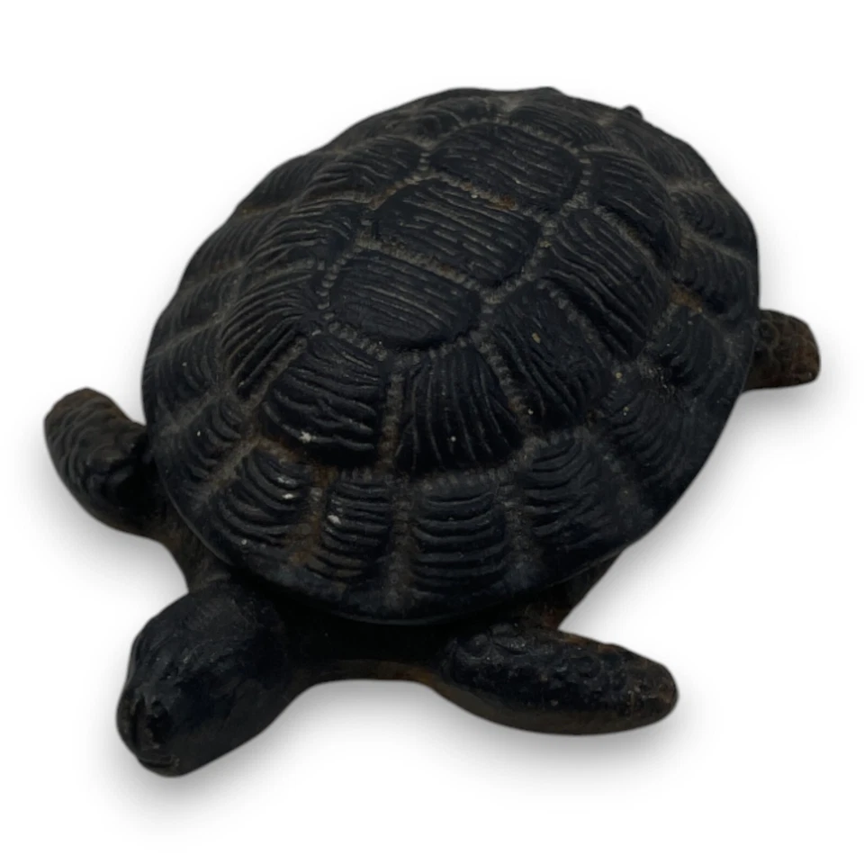 Vintage Aschenbecher Schildkröte aus Metall – Dekorativ & Praktisch, Rarität - Bild 1 von 4