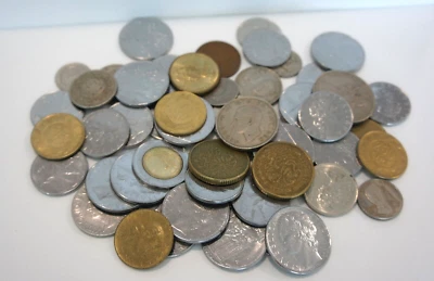 Lot Of 55 World Coins-Random! Many Countries 1939-1985 - Image 1 of 4