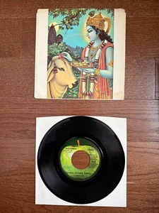 BEATLES / GEORGE HARRISON / RADHA KRISHNA TEMPLE 45 & PICTURE SLEEVE APPLE 7" - Picture 1 of 2