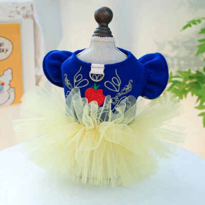Dog High-end Formal Wedding Dress Princess Flower Girl Cat Clothes Gauze Skirt - Image 1 of 4