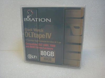 Imation DLTtape IV 1/2" Cartridge Tape 80GB Comp DLT 4000,7000 & 8000 Drives - Image 1 of 3
