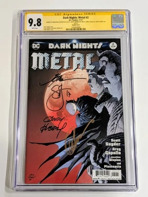 Dark Nights: Metal No2 (2017 DC) — CGC Signature Series 9.8 — вариант обложки,... - Изображение 1 из 4
