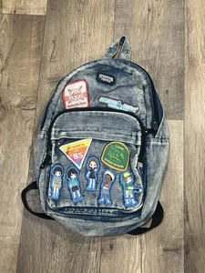 Loungefly Stranger Things Denim Patches Backpack Camp Know Where Summer 85 - Picture 1 of 6