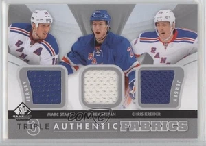 2012-13 SP Game Used Edition Marc Staal Derek Stepan Chris Kreider Rookie RC - Picture 1 of 4