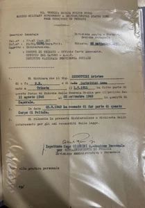 Documenti POLIZIA Venezia Giulia Police Force trieste gma tlt vs brescia 1949 - Bild 1 von 1
