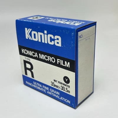 Micropelícula duplicadora Konica tipo R blanco y negro 35 mm, película ISO 12, 30,5 m Foto 1 de 4