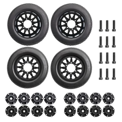 4-teiliges Set Autoreifen Mit Felgen Als Ersatz Für 1/10 LOSI HSP V0X0 - Bild 1 von 4