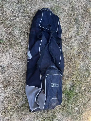 Bolsa de viaje de golf Slazenger de gran tamaño con ruedas Harold Backen torneo cooperativo Foto 1 de 4