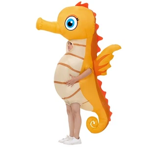 Inflatable Seahorse Costume for Kids Inflatable Halloween Costumes Funny Sea ... - Picture 1 of 6