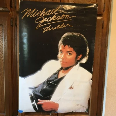 Michael Jackson “Thriller” Poster 24”x16 1/2” - READ DESCRIPTION - Image 1 of 3