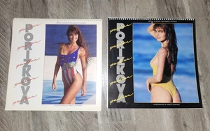 Lote Calendario Traje De Baño Paulina Porizkova Vintage 1988 1989 - Imagen 1 de 7