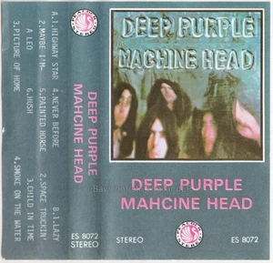 Deep Purple /Machine Head /Highway Star /Lazy THAILAND CASSETTE RARE! - Picture 1 of 6