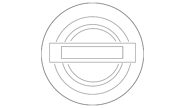 Tapa central original Nissan 40342-JF50A Foto 1 de 2