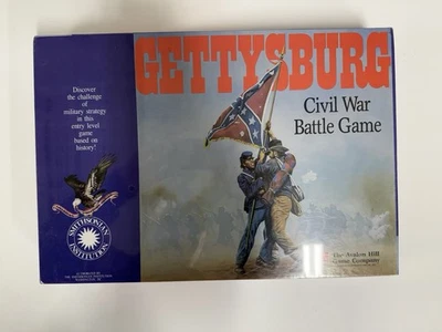 Juego de mesa Avalon Hill Civil War Gettysburg 1988 estrategia militar nuevo Foto 1 de 4