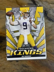 JOE BURROW 2020 LEAF "TOUCHDOWN KINGS" GOLD PARALLEL ROOKIE CARD #85! LSU TIGERS - Picture 1 of 2