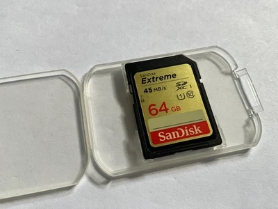 1pcs 64gb Sandisk Class 10 SDHC memory card for CANON NIKON SDHC cameras - Image 1 of 2