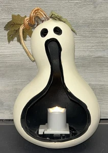 Gemmy Halloween Calabaza 12" Luz Fantasma Calabaza Jack O Linterna Probada (D5) - Imagen 1 de 6