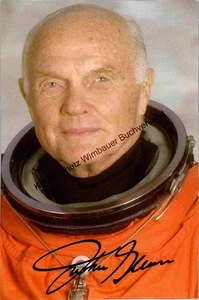 Original Autogramm John Glenn (1921-2016) Astronaut /// Autograph signiert signe - Picture 1 of 2