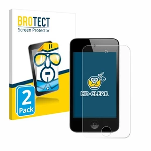 2x Display Schutz Folie für Apple iPod Touch (4. Gen.) Zubehör Transparent - Bild 1 von 6