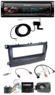 Pioneer Bluetooth DAB USB Lenkrad Autoradio für Ford C-Max Can 07-10 Focus schwa - Bild 1 von 4