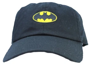 Batman Classic Logo Slouch Dad Hat Baseball Cap - Picture 1 of 1