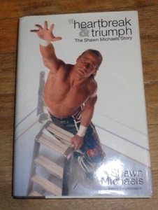 WWE WWF 2005 libro de lucha libre Shawn Michaels Heartbreak & Triumph AWA - Imagen 1 de 2