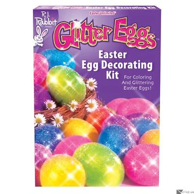 Huevos brillantes ilimitados de Pascua suministros de Pascua centelleantes 17 piezas 9" kit de decoración de huevos Foto 1 de 3