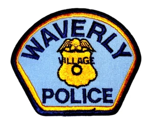 WAVERLY VILLAGE NEW YORK NY Sheriff Police Patch EAGLE USED - Picture 1 of 1