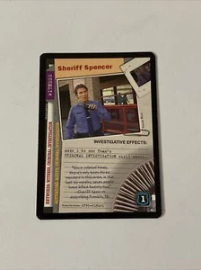 The X-Files CCG Witness Sheriff Spencer - Picture 1 of 1