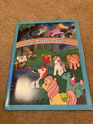 复古 G1 My Little Pony 商品文件夹 孩之宝 Aqua — 第 1/4 张图片
