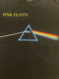 Pink Floyd Dark Side Of The Moon VTG 1996 Double Sided T Shirt Small Black - Picture 1 of 8