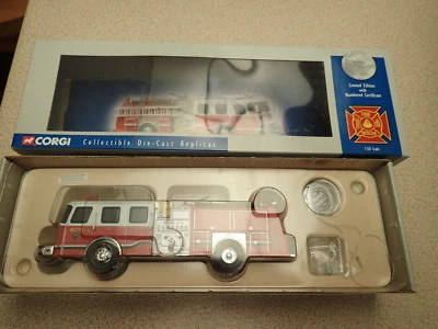 Ltd Edn Corgi Classics Fire Rescue 1:50 US52207 E-One Sidemount Kansas MIB  - Image 1 of 4
