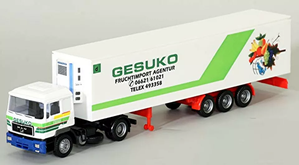 Man F90 Refrigerated-Sz Gesuko Fruchtimport Manchester E.Reinhardt 1:87 AWM - Image 1 of 1