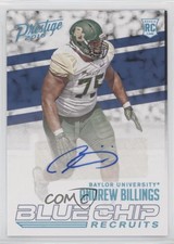2016 Panini Prestige Blue Chip Recruits Ink /100 Andrew Billings Rookie Auto RC
