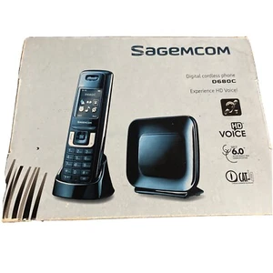 Cyfrowy telefon bezprzewodowy Sagemcom, D680C. Nowy w pudełku - Zdjęcie 1 z 6