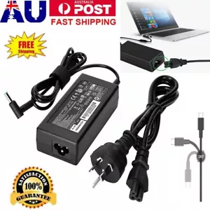 45W 65W 90W USB-C Type-C Adapter Laptop Charger Power Supply +Cable Cord For HP - Picture 1 of 16