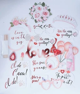 Hen’s night Bride Shower to be Party Bachelorette Selfie Photo Booth Prop Sign - Picture 1 of 9