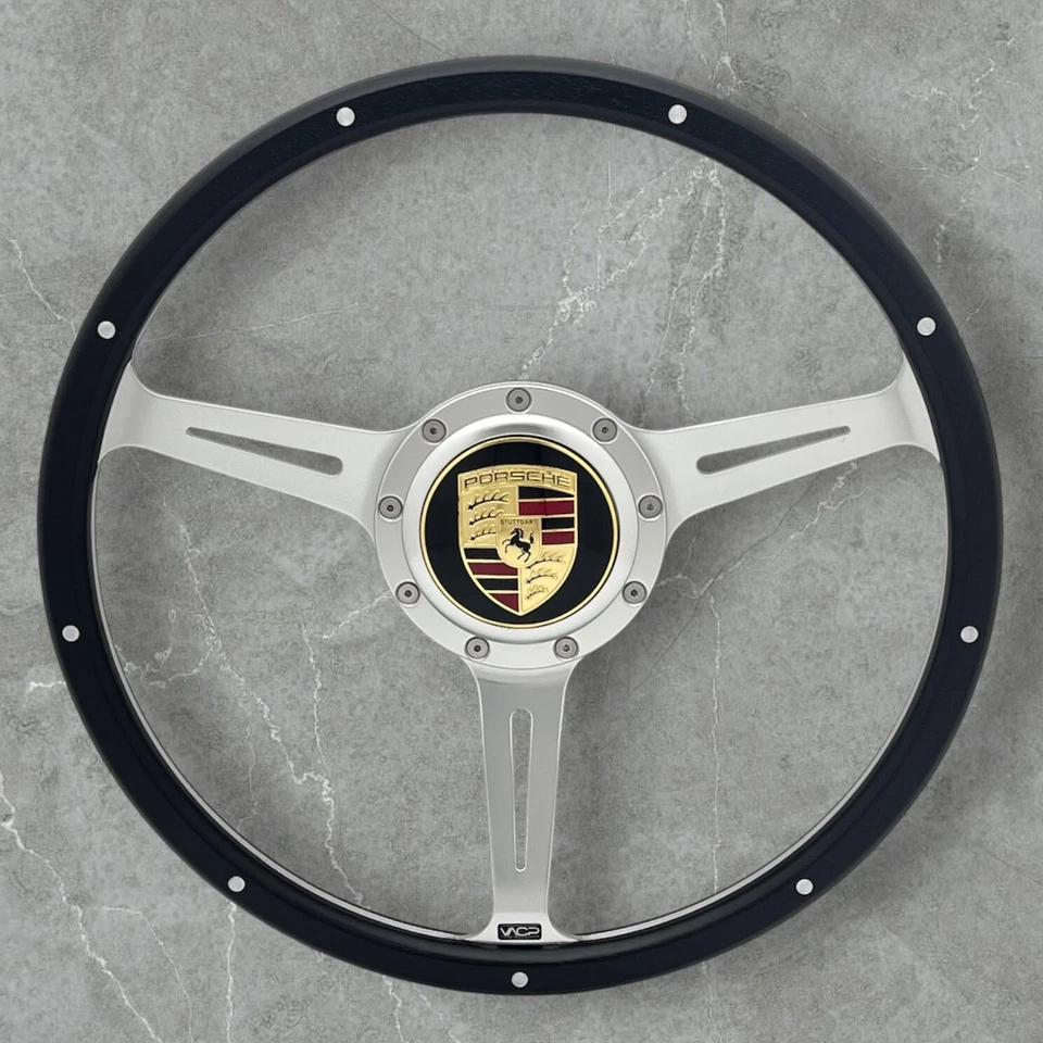 Volante de madera de 15" para Porsche 914 SUEDE 1969-76 Foto 1 de 3