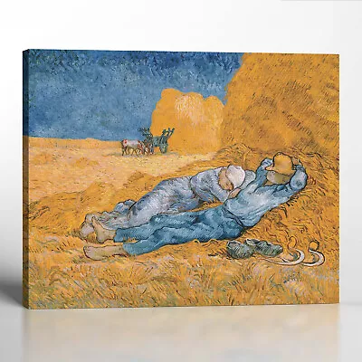 Noon Rest from Work Van Gogh Canvas Print, Wall Paintings, Van Gogh Canvas - Image 1 of 4
