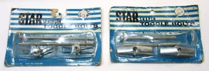 Four New Vintage 1960's Star USA Toggle Bolts Two Springin 4" and Two Snapin 3" - Picture 1 of 4