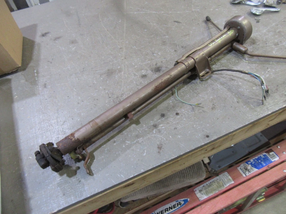 1962 Ford Galaxie 500 interior automatic shifter steering column assembly - Image 1 of 4