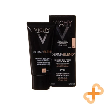 Vichy Demablend Fluid Corrective Foundation 16HR 30ml SPF35 Colour Nude 25 - Image 1 of 4