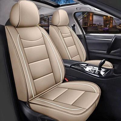 Full Set Car 5-Seat Covers Faux Leather Cushion Pad For Cadillac SRX 2010-2016 Foto 1 de 4