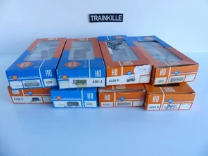 ROCO 8 BOITES VIDES 1ERE GENERATION POUR WAGON DIVERS LOT 2 - Bild 1 von 2