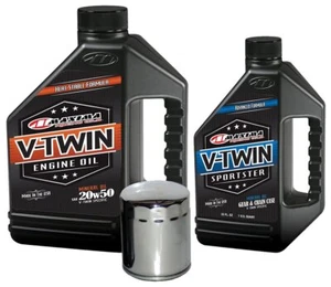 Complete Engine Oil Change Kit V-Twin Harley Davidson Sportster, 5 quart HF170C - Picture 1 of 3