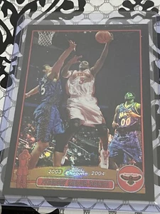 🔥2003-04 Topps Chrome Shareef Abdur-Rahim refractor negro #82 serie #500/500🔥 - Imagen 1 de 1