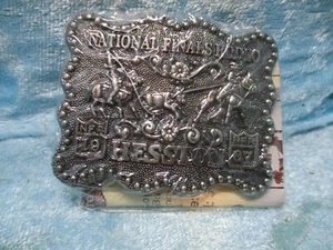 1987 Hesston National Finals Rodeo Youth Belt Buckle - Picture 1 of 2