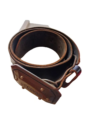 JUST CAVALLI Cintura vernice nera pelle Roberto Cavalli 90 cm - Immagine 1 di 4