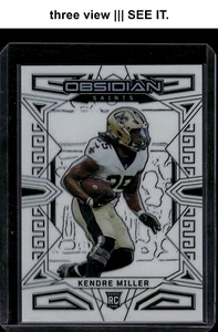 โ๏ธ๐
๐ฒ KENDRE MILLER 2023 Panini Obsidian Electric Etch Contra Rookie RC #171 - Picture 1 of 6